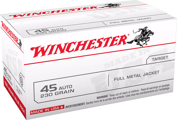 Two Birds Outdoors WINCHESTER 45 ACP 230 GR FMJ
